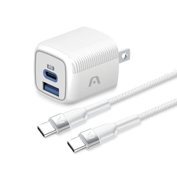 Argom VOLTA P40 Charge Pack – Two-Port Fast Charger (ARG-AC-0155WT)